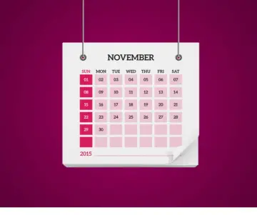 Calendario Noviembre 2023 - Perú